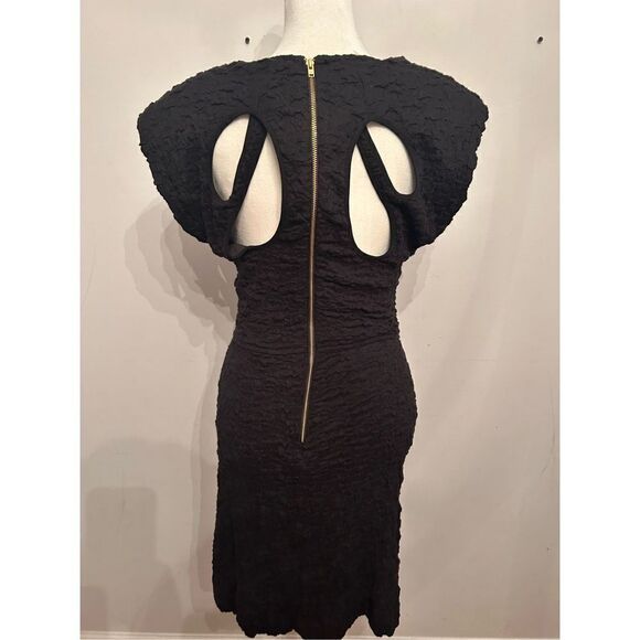 Anthropologie - Sabina Musayev Crewneck Mini Dress black size L - Picture 4 of 8